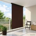 vidaXL Roleta Hnedá 60 x 250 cm Textil a hliník