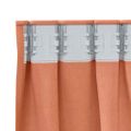 vidaXL Záclony na zatemnenie s krúžkami 2 ks Tehlová 140 x 140 cm