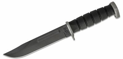 KA-BAR KB-1292 D2 EXTREME FIGHTING/UTILITY KNIFE taktický nôž 18 cm, celočierna, Kraton G, puzdro