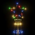 vidaXL Vianočný stromček kužeľ rôznofarebné svetlo 732 LED 160x500 cm