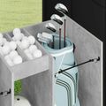 vidaXL Golfová skriňa Jednofarebný Betónová šedá 102 x 45 x 85,5 cm