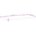 vidaXL Doska stolíka 80x40x2,5 cm masívny buk