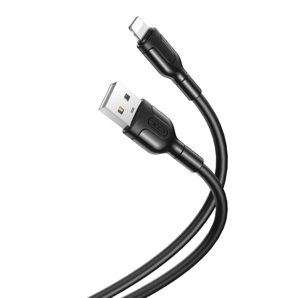 Kábel XO NB212 USB - Lightning 1,0 m 2,1A čierny