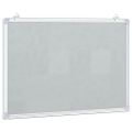vidaXL Magnetická biela tabuľa 60x40x1,7 cm hliník
