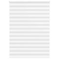 vidaXL Zebra roleta biela 165x200 cm šírka látky 160,9cm polyester