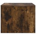 vidaXL Konferenčný stolík Dymová dub 60 x 50 x 40 cm Kompozitné drevo