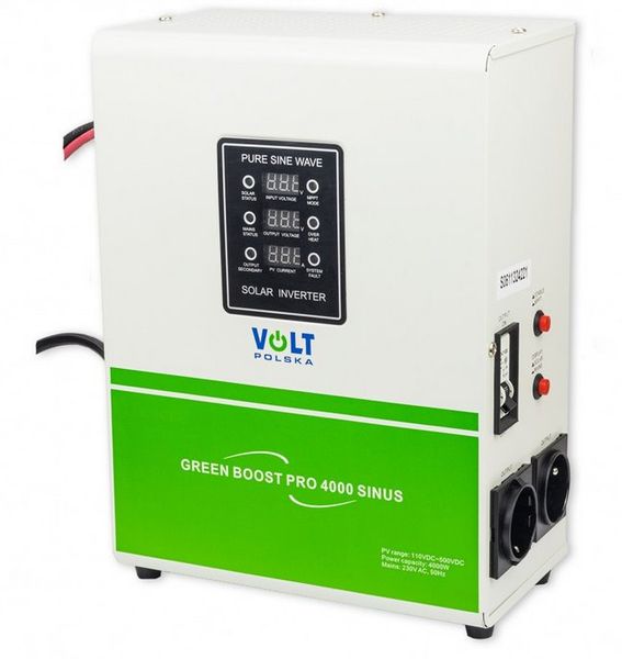FVE Solárny regulátor MPPT VOLT GREEN BOOST PRE 4000 SINUS 4kW pre FVE ohrev TÚV FVE Solárny regulátor MPPT VOLT GREEN BOOST PRO 4000 SINUS  4kW pre FVE  ohrev TUV