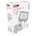 LED reflektor GLARO EMOS ZS2324W s pohybovým čidlom, 20 W, biely, IP54, 2000 lm, neutrálny biely
