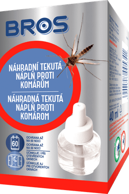 Bros Náhradná tekutá náplň proti komárom 40ml
