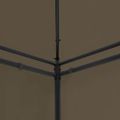 vidaXL Altánok 600x298x270 cm, sivohnedý 180 g/m²