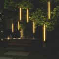 vidaXL Svetlá meteor 8 ks 50 cm teplé biele 288 LED vnútorné vonkajšie