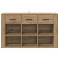 vidaXL Servírovacia skriňa Remeselný dub 100 x 30 x 59,5 cm