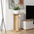 vidaXL Stojan na rastliny 2 ks Dub artisan 25 x 25,5 x 60,5 cm