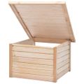 vidaXL Garáž na kosačku 92x104x59,5 cm, borovicový masív 19 mm