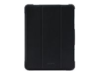Puzdro s klopou pre tablet - termoplastický polyuretán (TPU), polykarbonát, recyklovaný PET - čierna - 11" - pre Apple 10,9-palcový iPad Air (4. generácia); 11-palcový iPad Pro (tretia generácia)