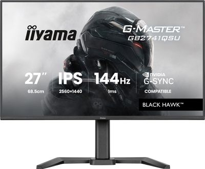 iiyama G-Master/GB2741QSU-B1/27''/IPS/QHD/144Hz/1ms/Čierna/3R