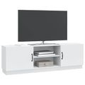 vidaXL TV skrinka Biela 150 x 31 x 47 cm Kompozitné drevo