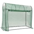 vidaXL Skleník s dverami na zips 200x80x170 cm