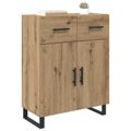 vidaXL Servírovacia skriňa Remeselný dub 69,5 x 34 x 90 cm