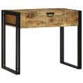 vidaXL Toaletné stolíky do spálne Hnedá 90 x 50 x 75 cm Mangový masív