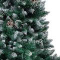 vidaXL Umelý vianočný stromček Zelená 180 cm PVC a Oceľ a Plast
