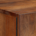 vidaXL Highboard Hnedá 60 x 33 x 100 cm Masívne mango drevo