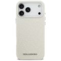 Puzdro Karl Lagerfeld pre iPhone 17 Pro Max 6,9" FW Stamped Karl MagSafe béžová