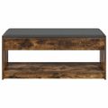 vidaXL Predsieňová lavica Údený Dub 103 x 38 x 45 cm
