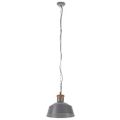 vidaXL Industriálna závesná lampa 32 cm, sivá E27