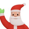 vidaXL Nafukovací vianočný Santa Claus s LED 1000 cm