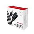 AXAGON ADR-310, USB 3.2 Gen 1 A-M -> A-F aktivní prodlužovací / repeater kabel, 10m Kabel, prodlužovací, aktivní, USB 3.2 Gen1, zástrcka A, zásuvka A, 10m, cerný