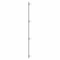 vidaXL Nástenné zrkadlo s LED svetlami 30x80 cm sklo obdĺžnik