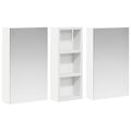 vidaXL Set kabinetov do kúpeľne 3 ks 80 x 10,5 x 50 cm
