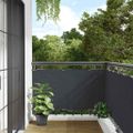 vidaXL Balkónová zástena, antracitová 700x90 cm, PVC