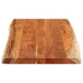 vidaXL Stolová doska 120x60x3,8 cm obdĺžnik masívna akácia živá hrana