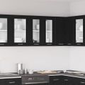 vidaXL Závesná skrinka Čierny dub 60 x 31 x 60 cm Kompozitné drevo