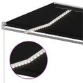 vidaXL Ručne zaťahovacia markíza s LED 500x300 cm antracitová