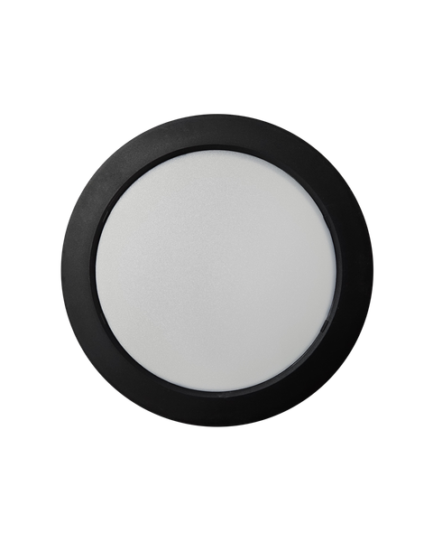 Q-61M LED panel 12W 1200lm 4000K čierny - kruhový prisadený Qtec