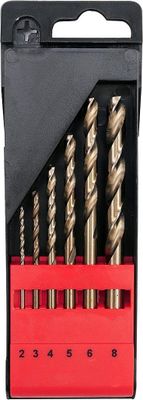 Sada vrtákov na kov 6ks HSS-COBALT 2-8mm