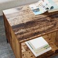 vidaXL Konferenčný stolík Staré drevo 90 x 49 x 46 cm Kompozitné drevo