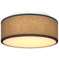 vidaXL Stropná lampa so bodmi Čierna 30 x 30 x 13,5 cm látka