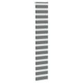 vidaXL Zebra roleta tmavošedá 40x200 cm šírka látky 35,9 cm polyester
