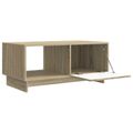vidaXL Konferenčný stolík Dub sonoma 90 x 50 x 40 cm Kompozitné drevo