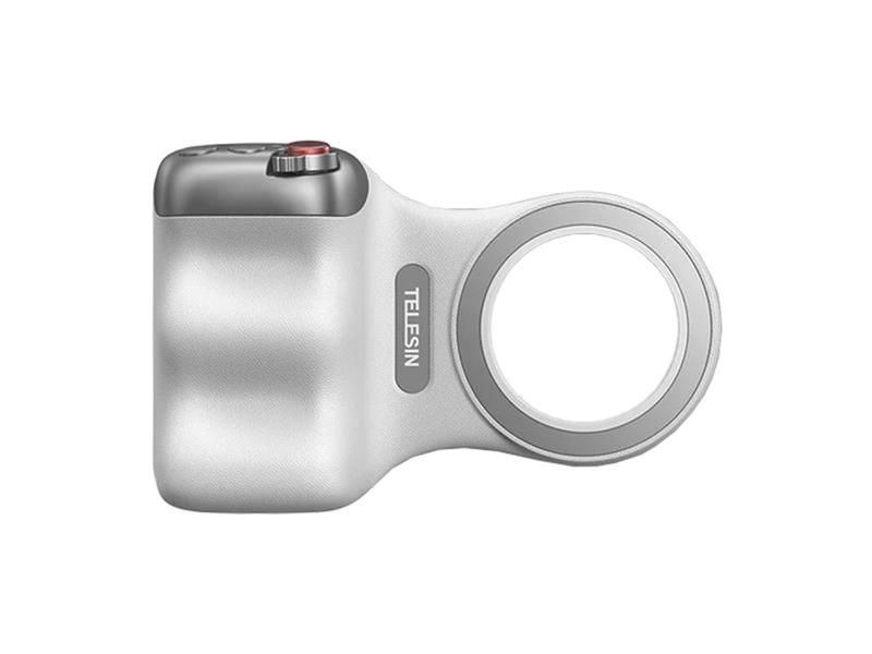 Držiak telefónu MagSafe TELESIN Fun Shot Grip2 White