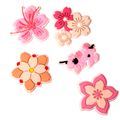 3D Sticker Pink blossom 5pcs set
