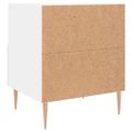 vidaXL Nočné stolíky 2 ks biele 40x35x47,5 cm kompozitné drevo
