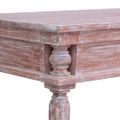 vidaXL Stôl 120x50x78 cm masívne mahagónové drevo