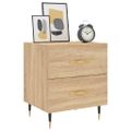 vidaXL Nočný stolík dub sonoma 40x35x47,5 cm kompozitné drevo