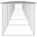 vidaXL Klietka pre kurčatá strecha bledosivá 803x98x90 cm poz. oceľ