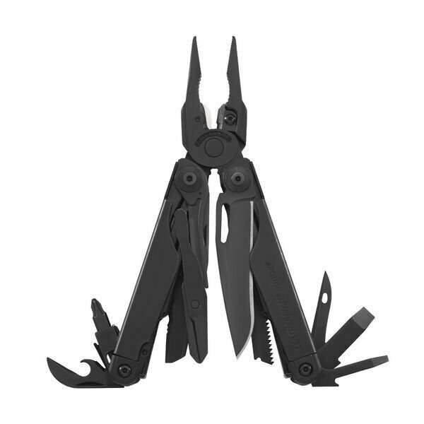 Leatherman LTG831333 SURGE multifunkčnný nástroj 21 funkcií, celooceľový, čierna